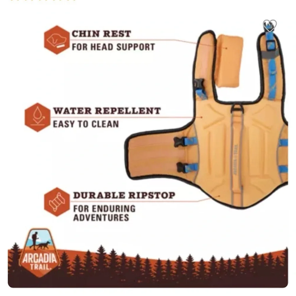 Arcadia Trail High Visibility Life Jacket FOR X SMALL DOG NWT